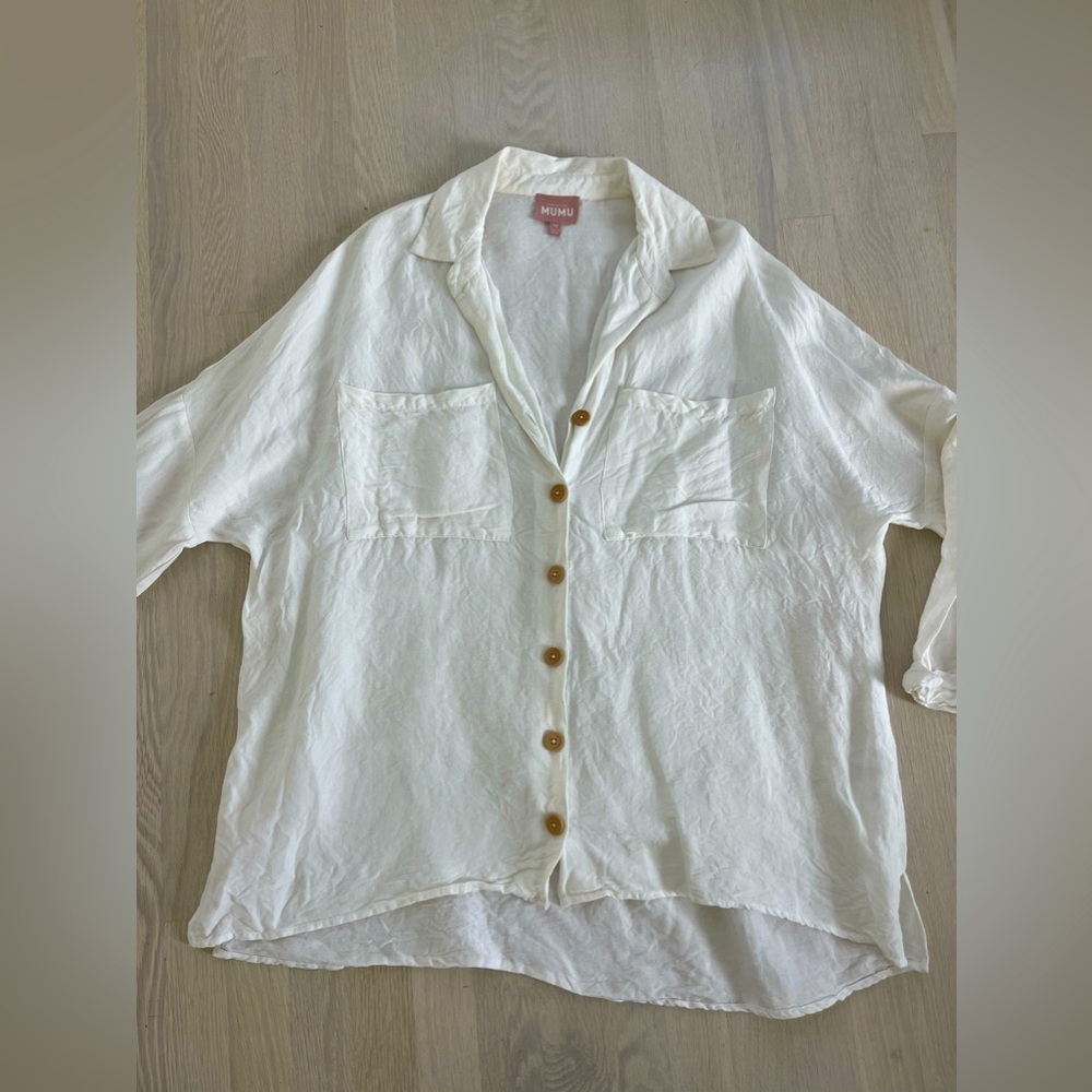 Show Me Your Mumu linen top